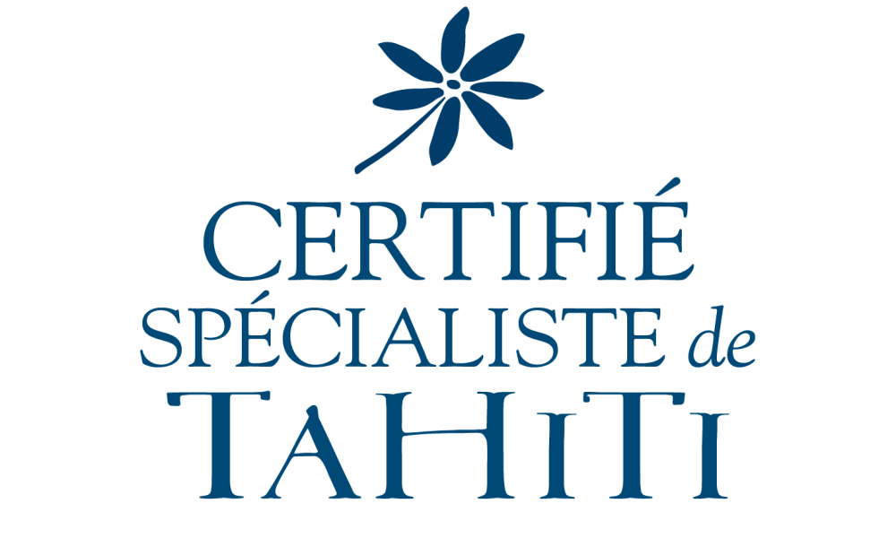 BADGE _ CERTIFIÉ SPÉCIALISTE DE TAHITI - Bleu